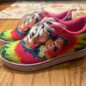 Rainbow Tie Dye Adult Womens HEELYS Size 8 (fit size 9)